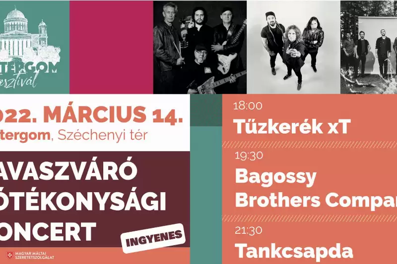 Tavaszváró jótékonysági koncert a Széchenyi téren