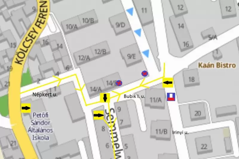 Útlezárás a Babits Mihály úton