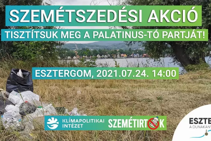 Szemétszedés lesz a Palatinus-tónál szombaton