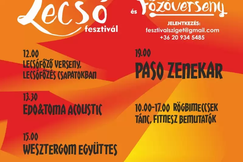 Lecsófesztivál a Fesztiválszigeten