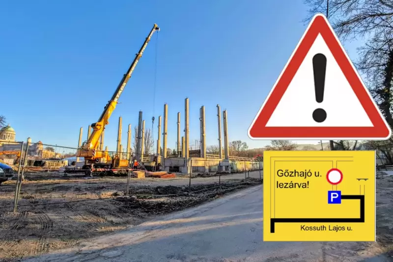 Ideiglenes forgalomkorlátozás a Sportcsarnok építési munkálatai miatt