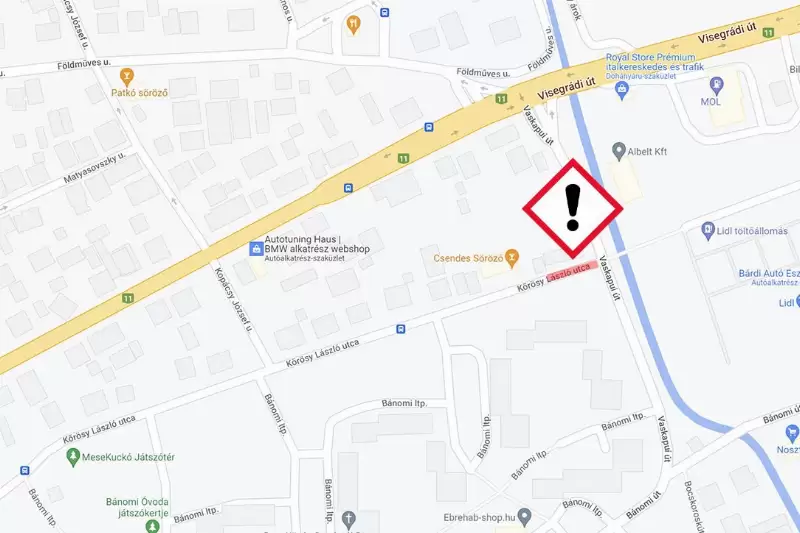 Forgalmirend változás!