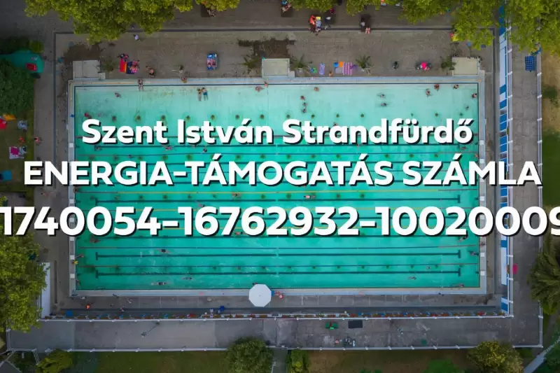 Ezen a számlaszámon támogatható a Szent István Strandfürdő működése