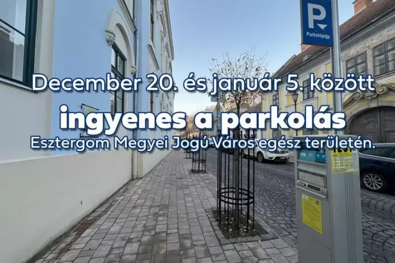 Ingyenes parkolás az ünnepek alatt