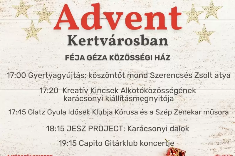 Kertvárosi Advent