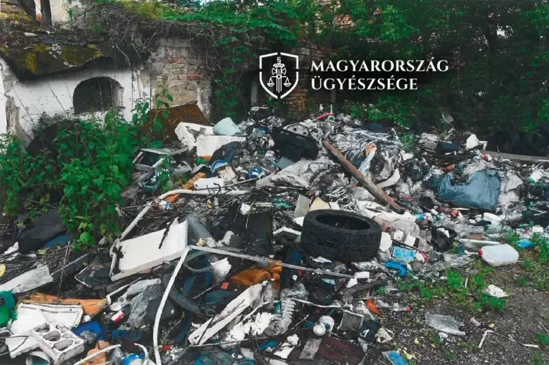 130 köbméter illegális hulladék két ingatlanon
