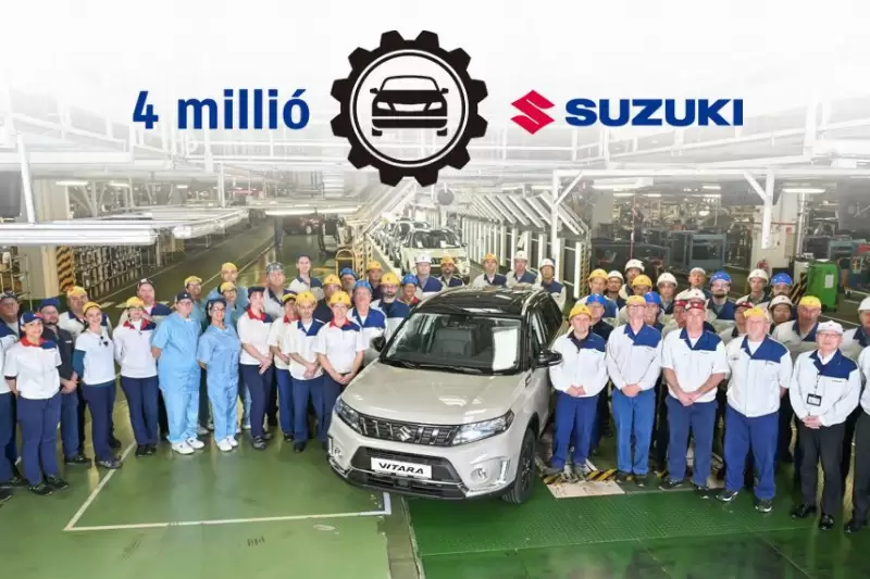 Legördült a gyártósorról a 4 milliomodik esztergomi Suzuki