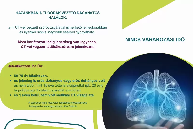 Országos Korányi Pulmonológiai Intézet - tüdőrákszűrő program