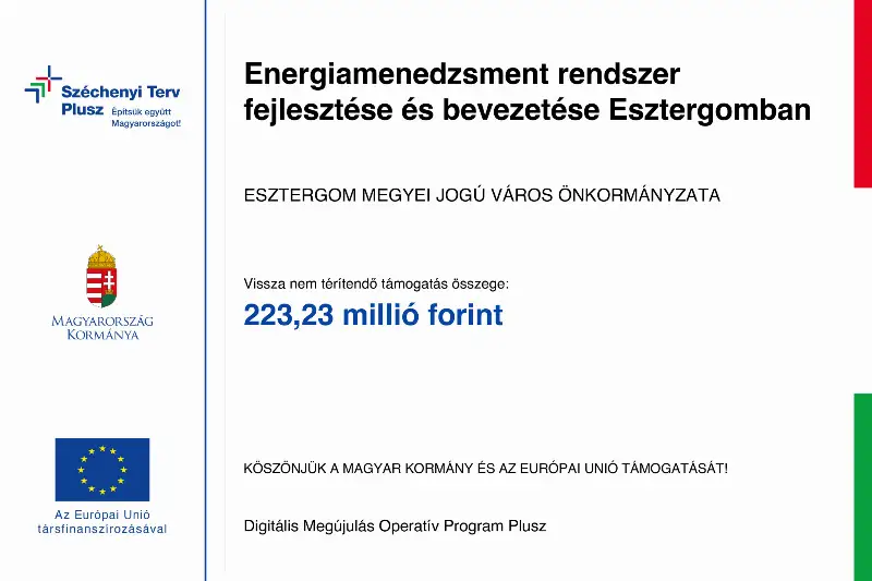 Energiamenedzsment rendszer fejlesztése és bevezetése Esztergomban