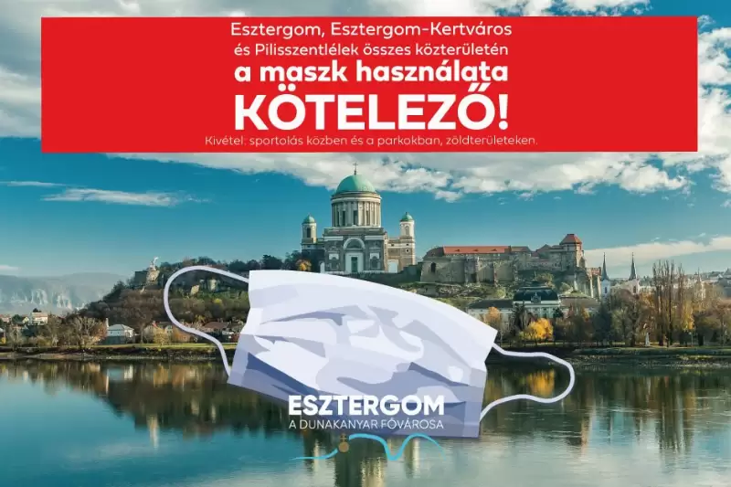 Kötelező a maszk viselése Esztergom közterületein