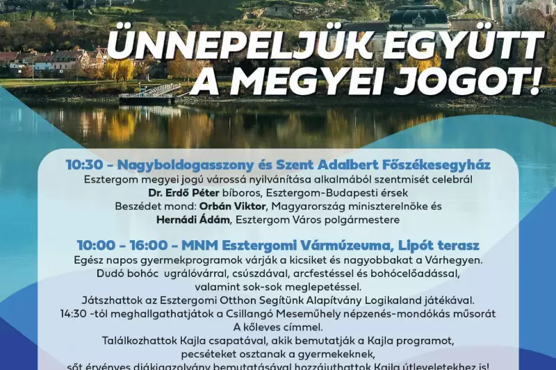 Esztergom megyei jogú várossá válik