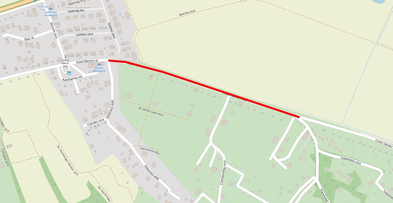 Indul a Csoóri Sándor utca útburkolat felújítása