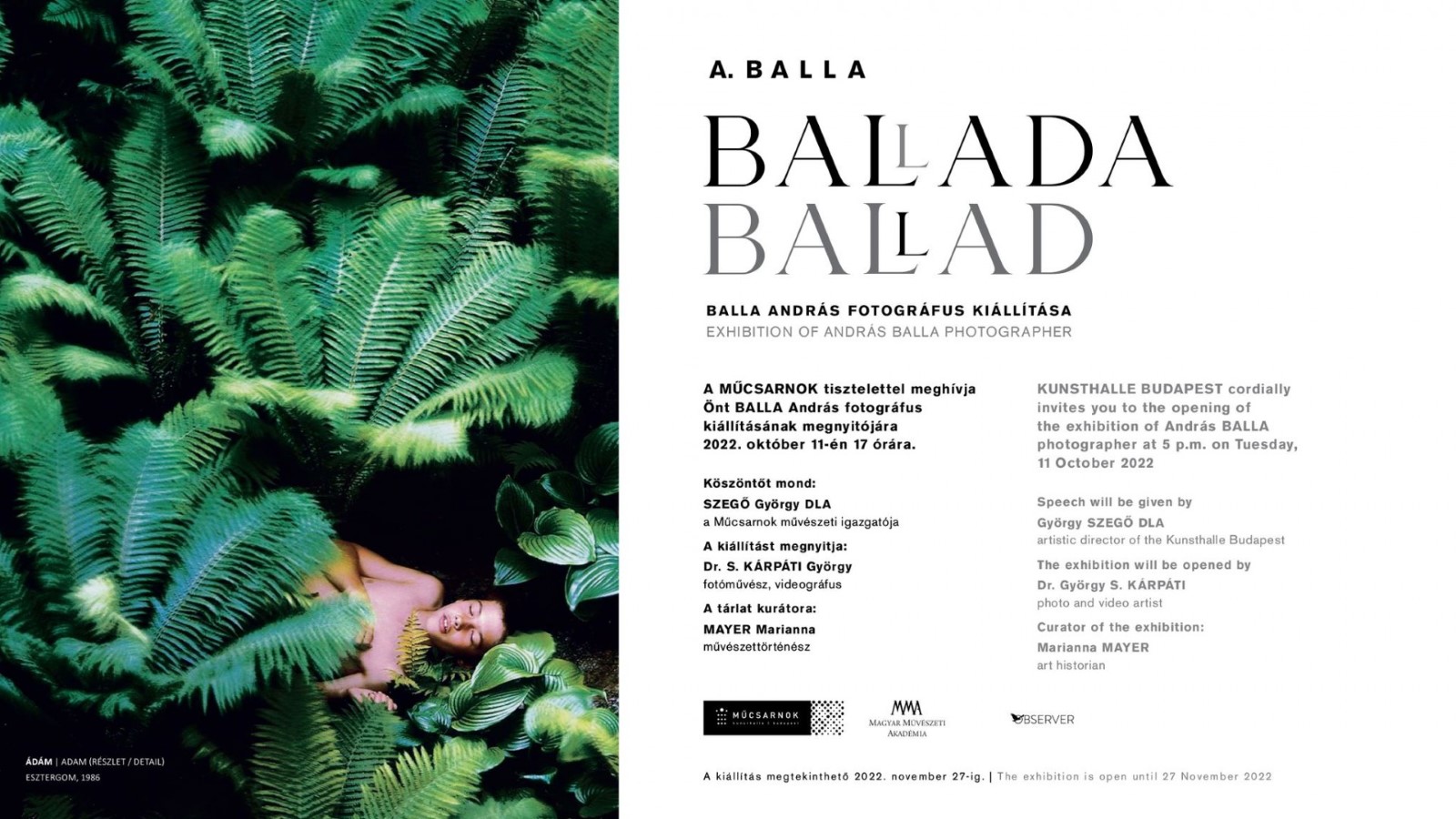 BALLADA - Balla András kiállítása