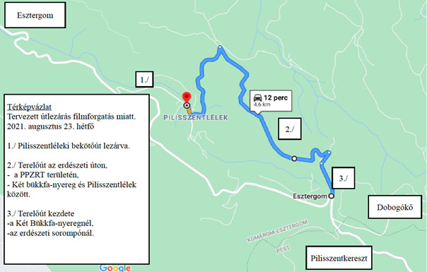 Forgalomkorlátozás filmforgatás miatt